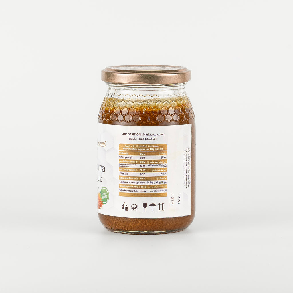 Miel au curcuma