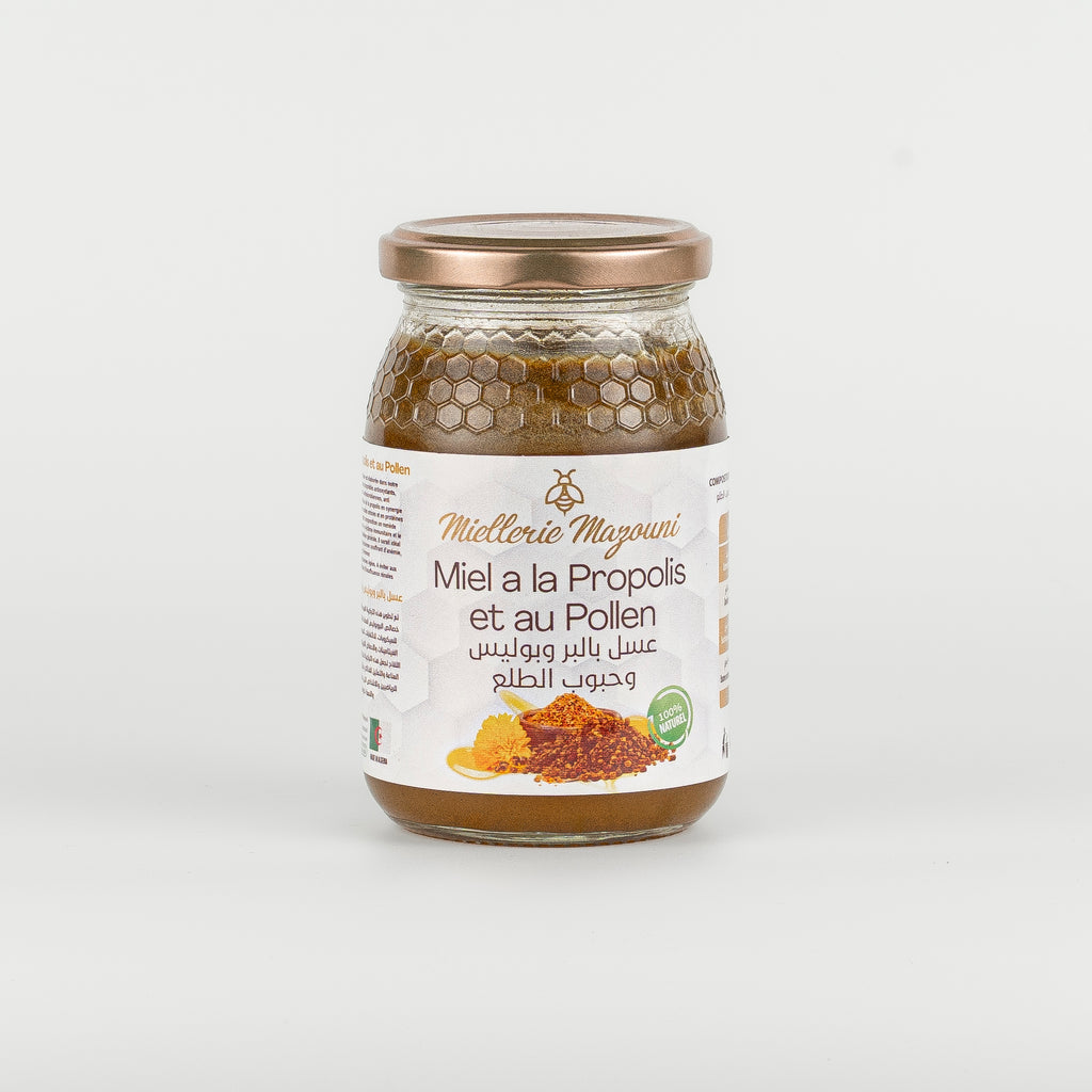 Miel à la propolis & au pollen