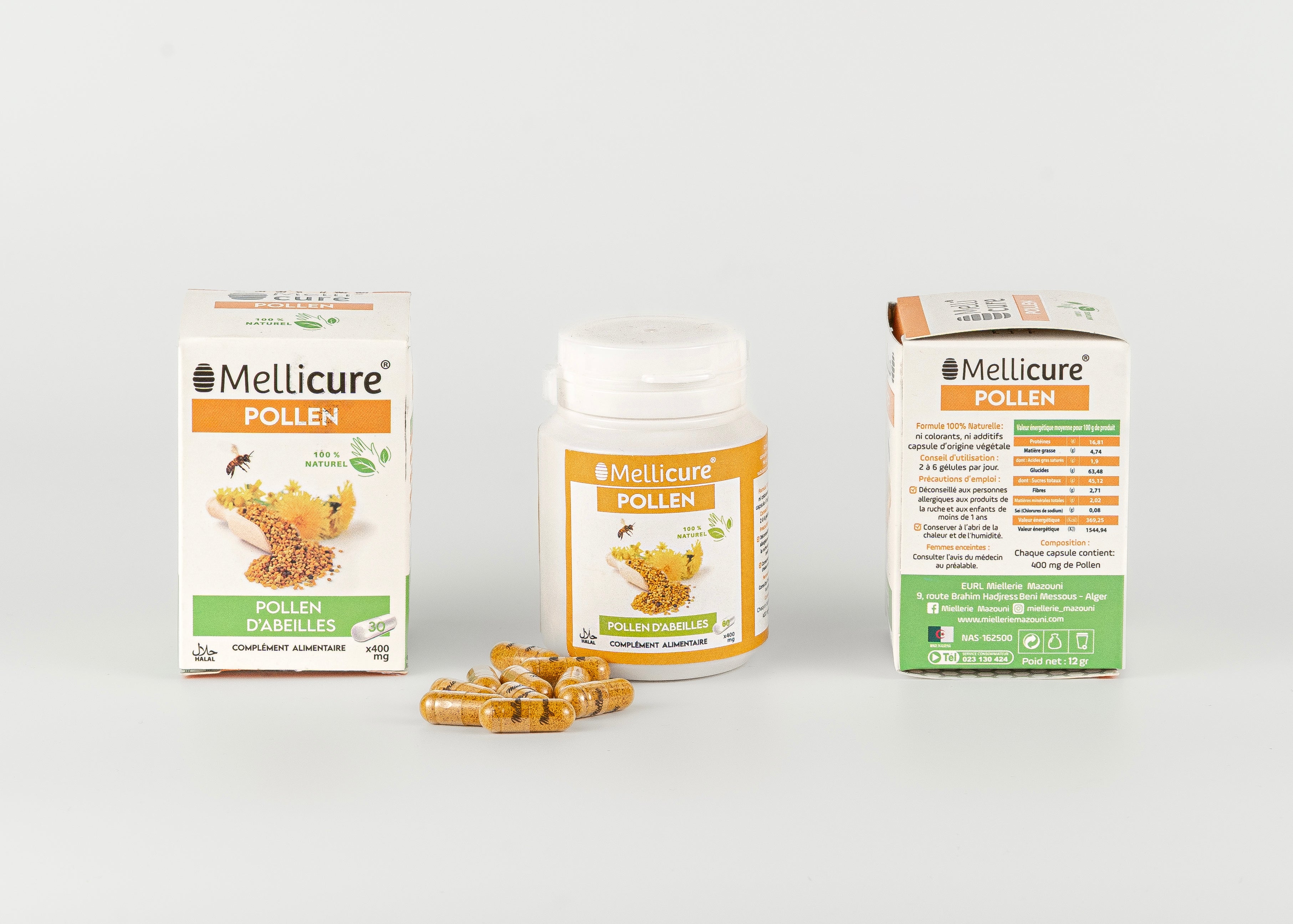 Gélules de pollen