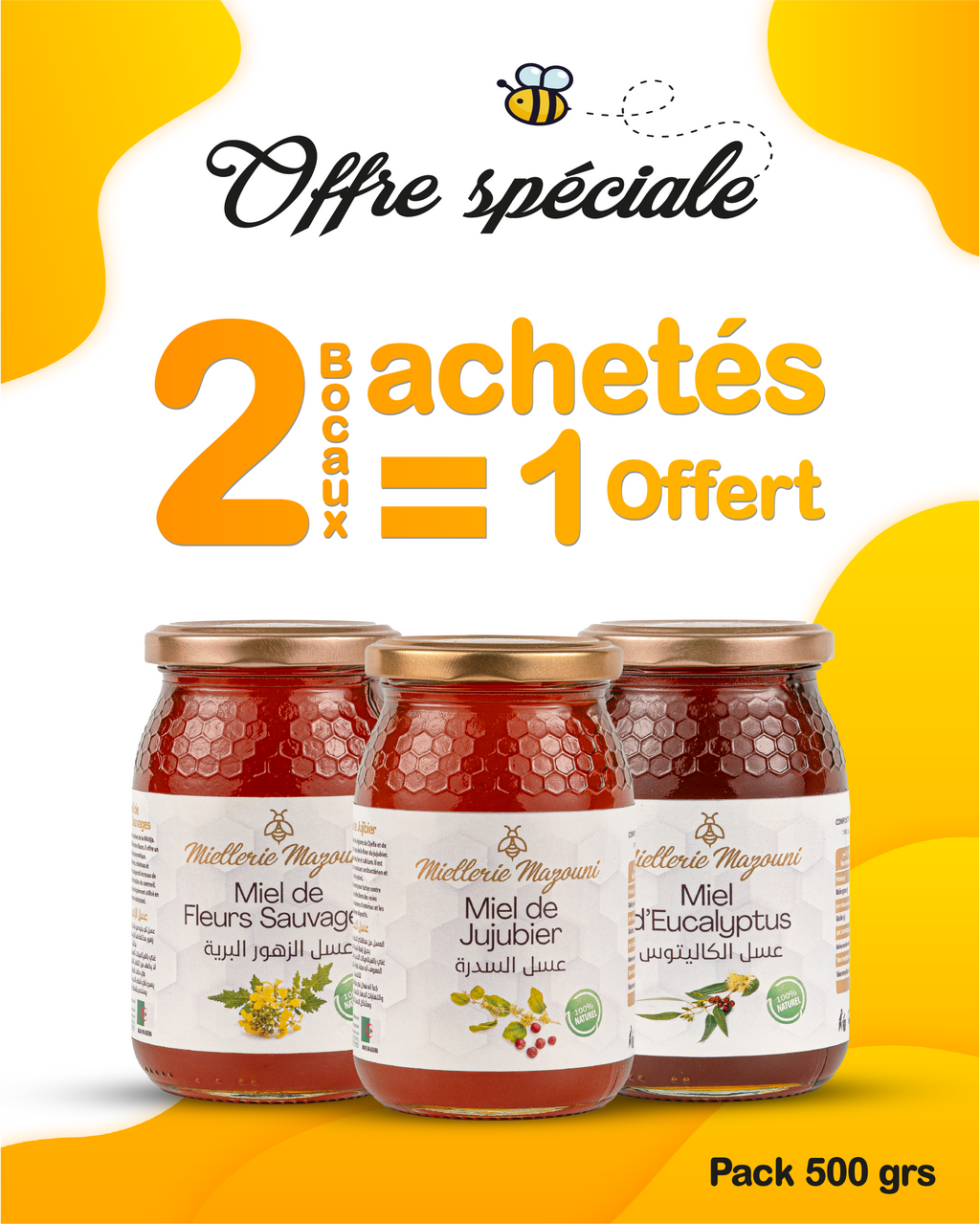 Pack 500g Multi-Fleurs